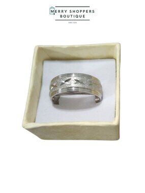 Sterling Silver Cross Pattern Ring